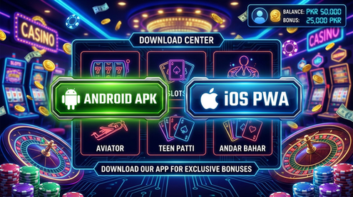 Main screen of gameistan pkr download page for PK players - 4